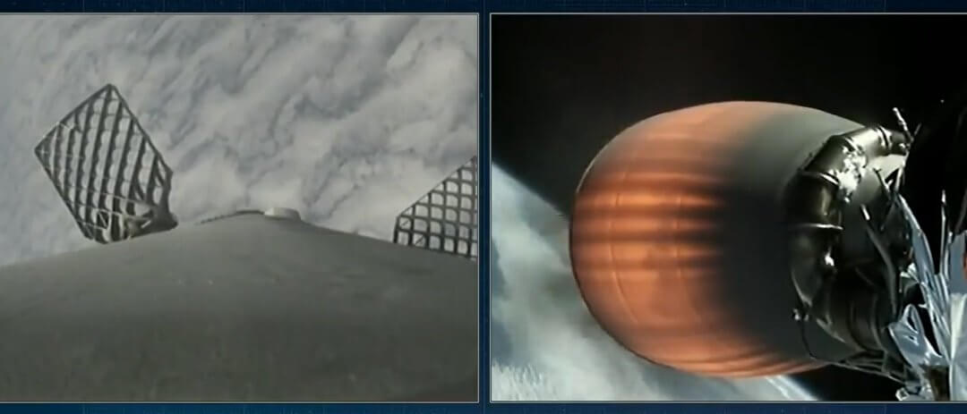 Falcon 9 launches Iridium satellites from Vandenberg using reusable first stage with new titanium grid fins