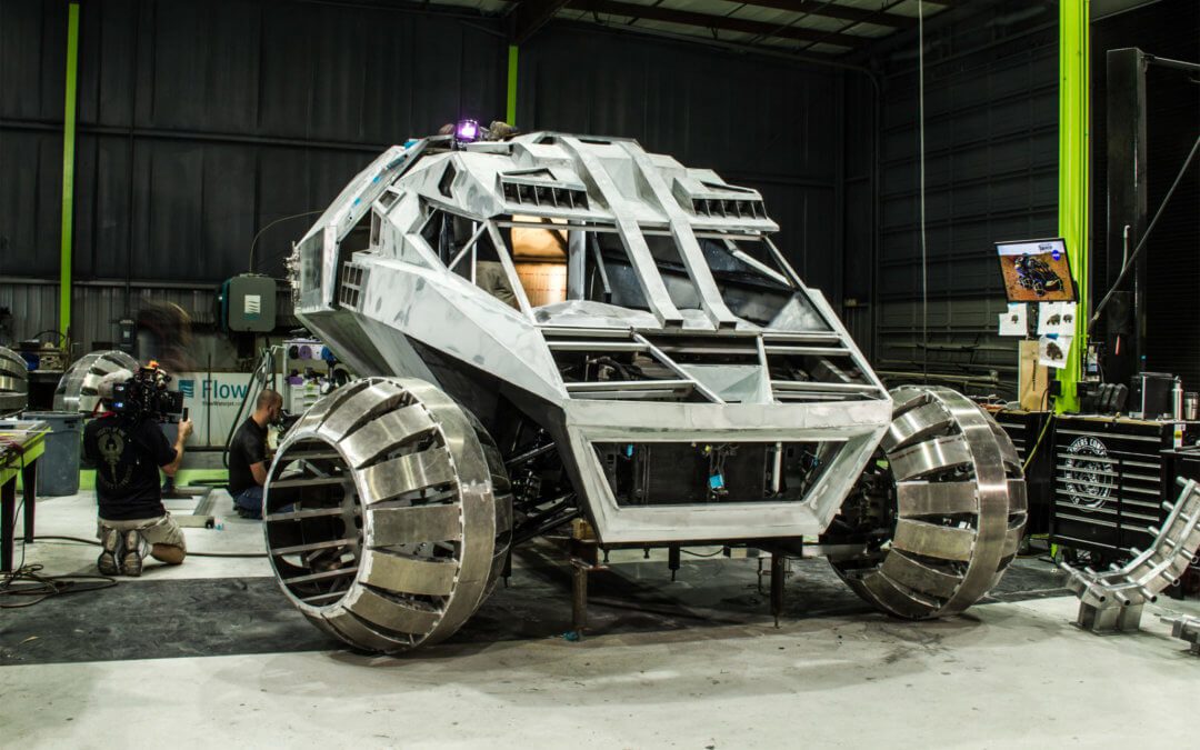 NASA debuts concept design for manned Mars rover