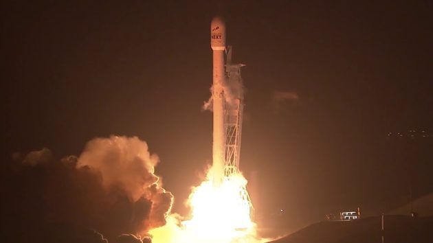 Falcon 9 launches ten Iridium NEXT satellites from Vandenberg