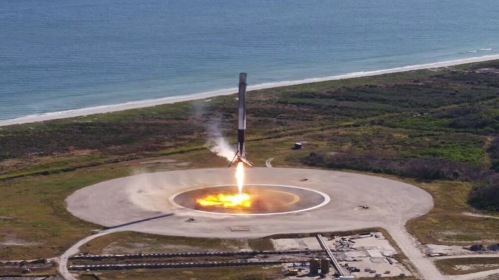 Dragon CRS-13 is launched to ISS by Falcon 9 which successfully recovers its already used first stage