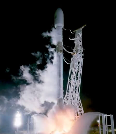Paz gets away safely on Falcon 9 launch as do two SpaceX TinTin comsat prototypes – but fairing “catch” attempt fails