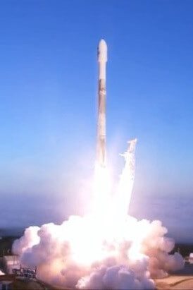 Ten Iridium satellites launched successfully by Falcon 9 but fairing parafoil recovery fails again