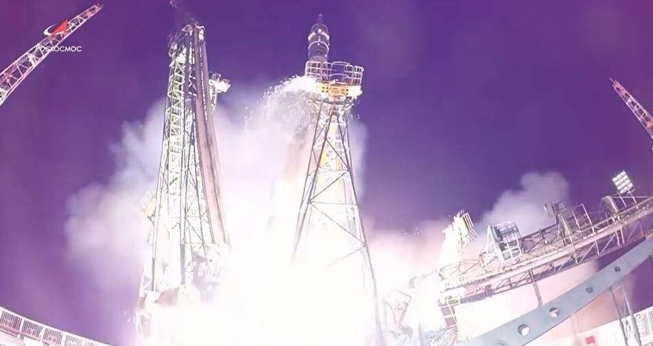 Soyuz MS-12 crew get a sense of “déjà vu” as they are successfully launched to ISS
