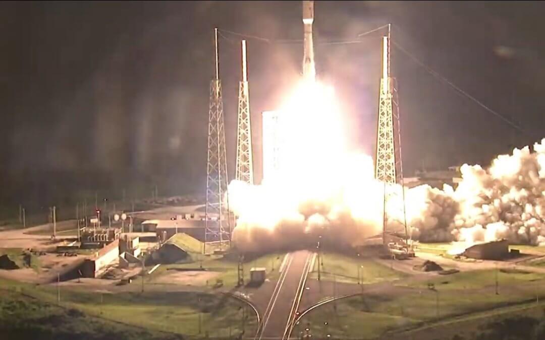 ULA Atlas V rocket lifts-off carrying USAF comms satellite and piggy-back CubeSat