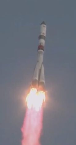 Soyuz 2-1a launches Progress MS-14 cargo spacecraft to ISS…then Guatemalan cubesat Quetzal-1 is released from ISS
