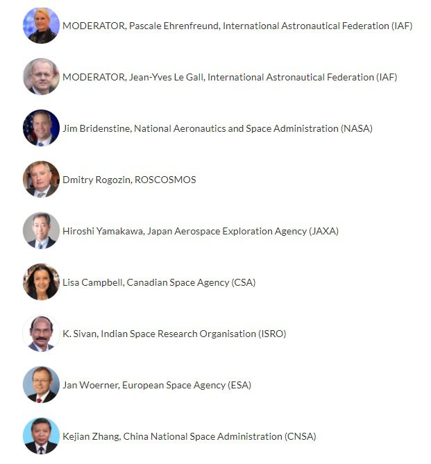 IAC 2020 Online: Space Agency chiefs note Covid-19 problems and solutions…and their space cooperation attempts