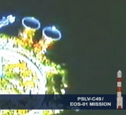PSLV-DL launches EOS-01 radar satellite for India plus nine other satellites
