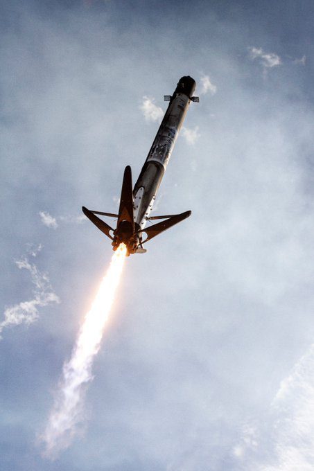 Falcon 9 launches “dog house” looking sea-level monitoring satellite Sentinel 6A Michael Freilich