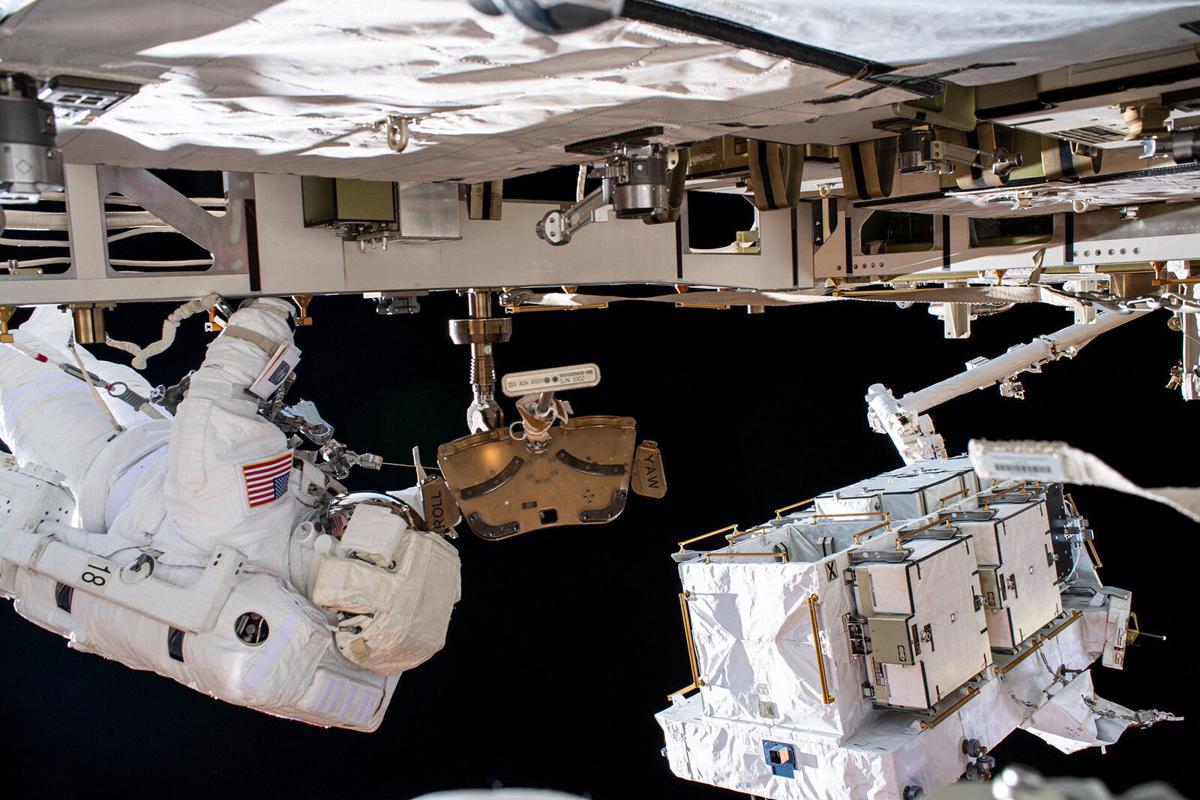 Another day another EVA…this time to change out a battery plus some cameras