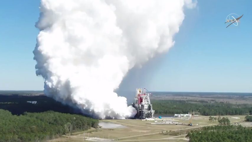 SLS saves itself with successful full-duration engine firing but its career may still be short