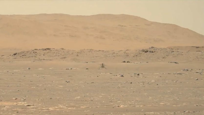 Ingenuity helicopter makes historic flight on Mars