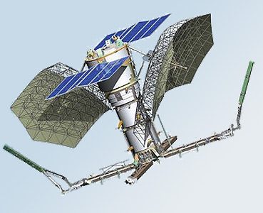 A graphic of the Pion-NKS satellite