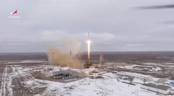 Soyuz 2-1a rocket launches Soyuz MS-20 on space tourist mission to ISS