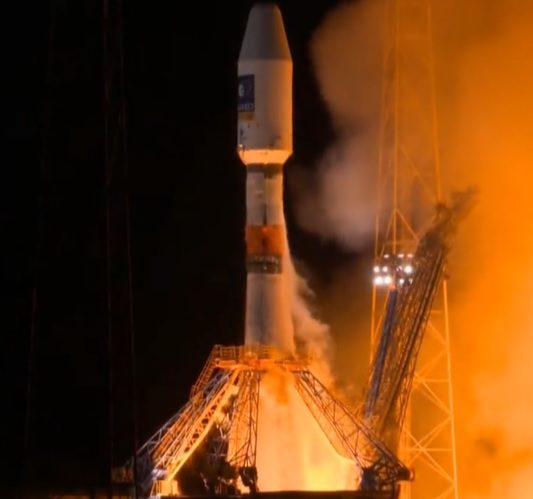 Soyuz ST-B launches Galileosats 27 and 28 from Sinnamary, Kourou