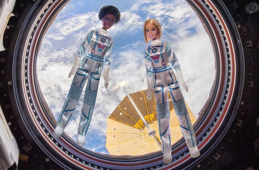 On a lighter note: Barbie is in space