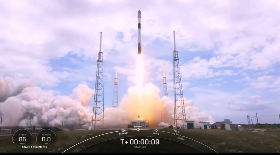 SpaceX Falcon 9 puts 53 Starlink (Group 4-14) satellites into orbit as reusable first stage makes 12th flight
