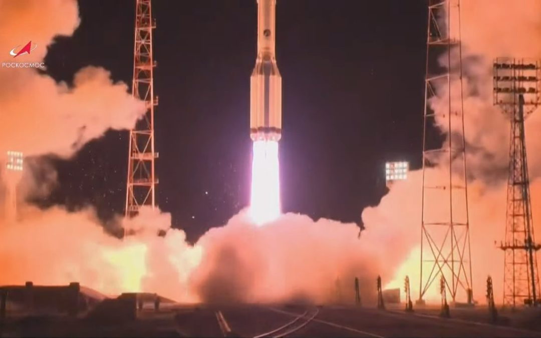 Angosat-2 is dropped off just above GEO by Proton-M launch using Blok DM-03 upper stage