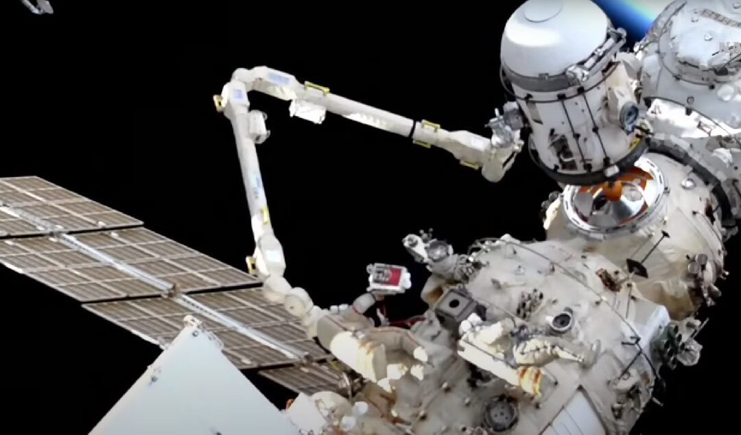 Spacewalking cosmonauts relocate airlock on the ISS…as Crew 6 move their Dragon