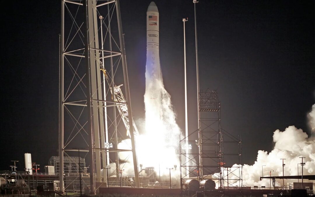 Antares 230+ rocket launches Cygnus NG-19 cargo craft to ISS on its final flight (Corrected)