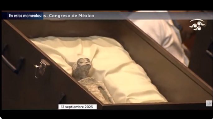 Film of ancient ‘alien bodies’ shown at Congress of Mexico hearing