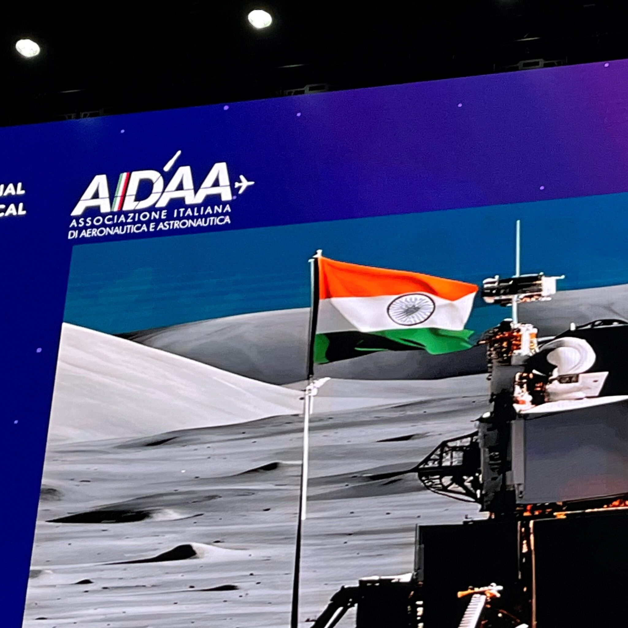 India's lunar ambitions were on display at the IAC